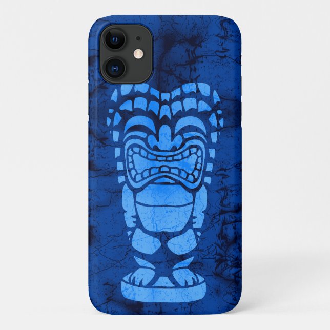 Makapuu Beach Hawaiian Laughing Tiki Batik Case-Mate iPhone Case (Back)
