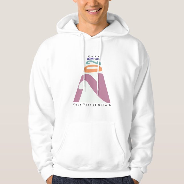 Make 2025 Your Year of Growth Hoodie (Front)