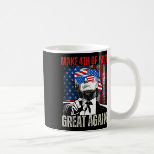 Make 4th Of July Great Again Funny Trump American  Coffee Mug