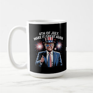 Make 4th Of July Great Again Trump Patriotic Coffee Mug