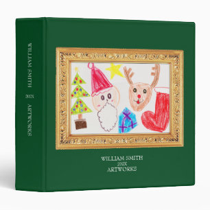 Make a Art book of Your Kid's ArtWorks Frame Binder