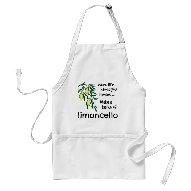 Make a Batch of Limoncello Lemon Liqueur Standard Apron (Front)