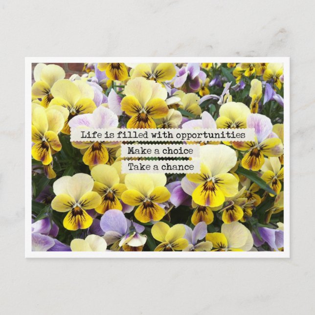 Make a choice postcard (Front)