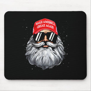 Make A Christmas Great Again Funny Xmas Trump Sant Mouse Pad