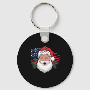 Make A Christmas Great Again Xmas Trump Mega Pajam Keychain