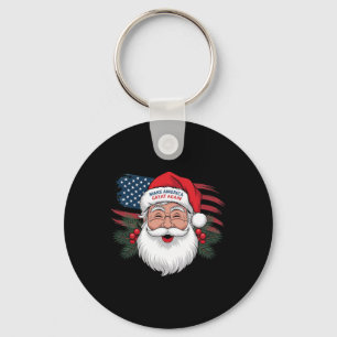 Make A Christmas Great Again Xmas Trump Mega Pajam Keychain