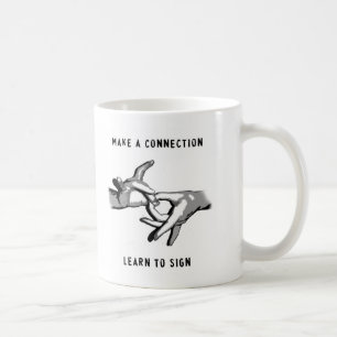 Make a connection Learn to Sign Mug