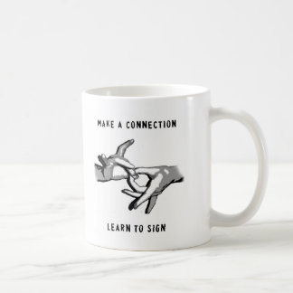 Make a connection Learn to Sign Mug