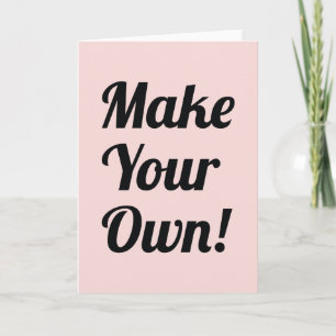 Make a Custom Printed Card
