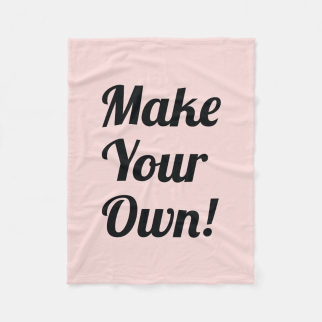 Make a Custom Printed Fleece Blanket (Front)