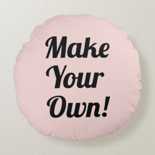 Make a Custom Printed Round Pillow