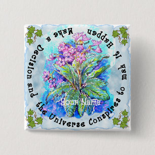 Make A Decision 2 Inch Square Button