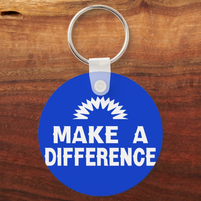 Make a Difference Keychain (Front)
