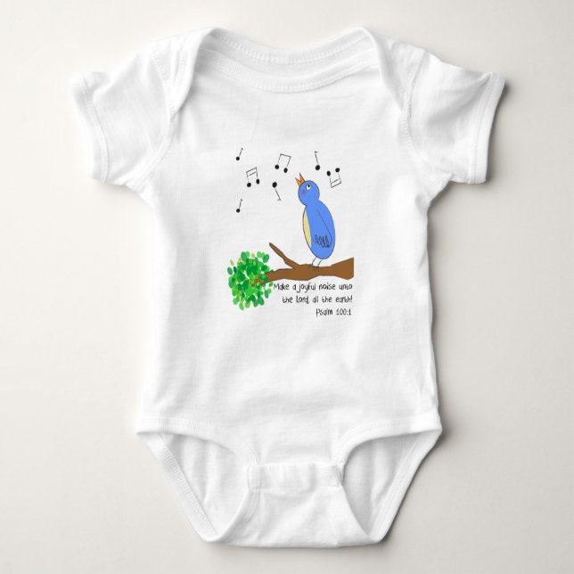 Make a Joyful Noise Baby Bodysuit (Front)