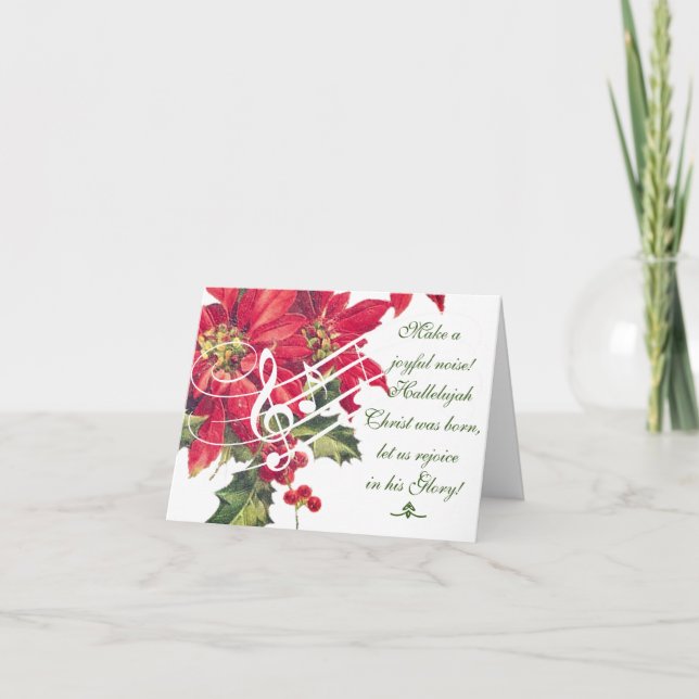 Make a joyful noise card (Front)