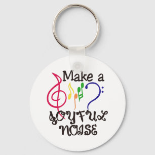 Make A Joyful Noise Keychain