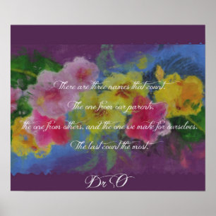 Make a name for yourself! poster