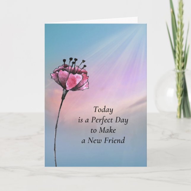 Make a New Friend Today Card (Front)