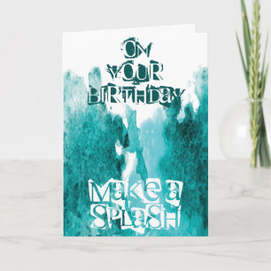 Make A Splash Customisable Card