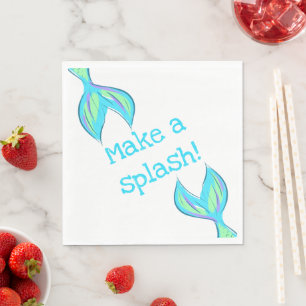 Make a Splash! Mermaid Napkin