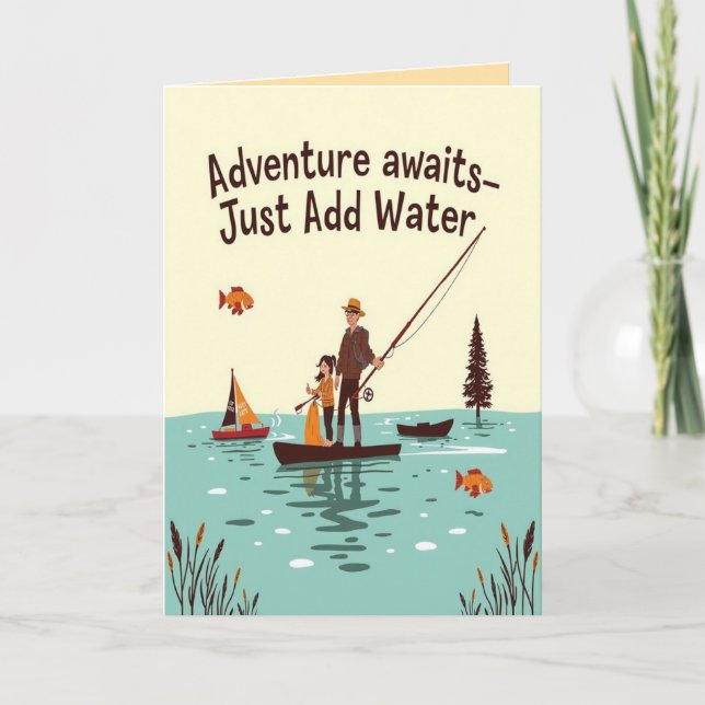 Make a Splash on Your Birthday Card (Front)