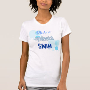 MAKE A SPLASH SWIM ATHLETIC T-SHIRT