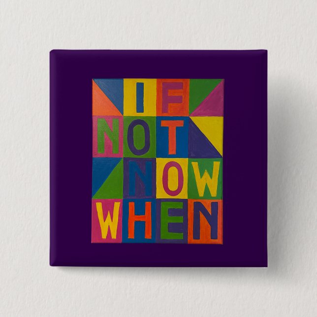 Make A Statement with a Statement 2 Inch Square Button (Front)