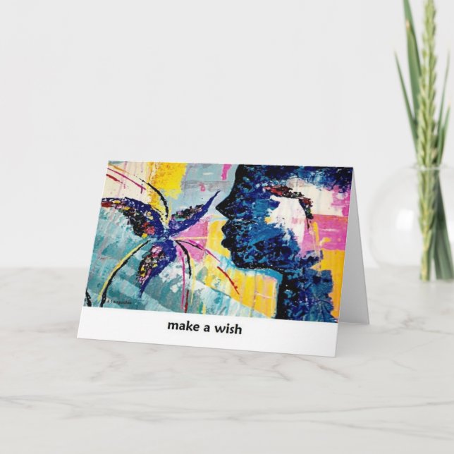 Make a Wish Art CArd by Augustine (Front)