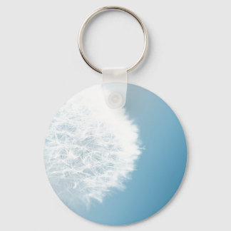 Make A Wish Dandelion Button Keychain