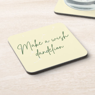 Make a Wish Dandelion Coaster Set of 6