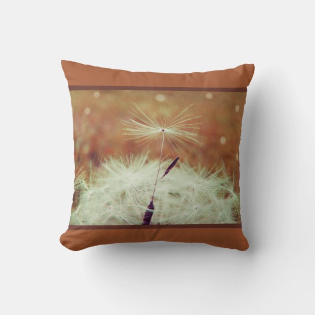 Make a wish modern throw pillow (Front)