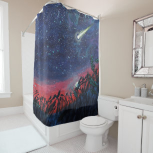Make a Wish on a Shooting Star Illustration