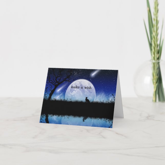 Make a Wish on a Star Birthday Card (Front)