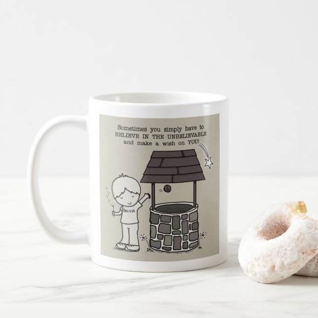 Make a Wish on You! Coffee Mug (With Donut)