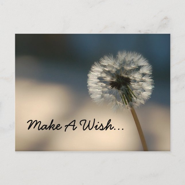 Make A Wish Postcard (Front)
