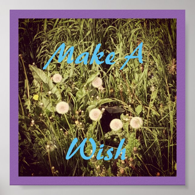 Make A Wish Poster (Front)