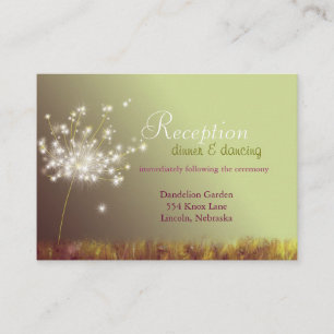 Make a Wish Wedding Reception Enclosure Card
