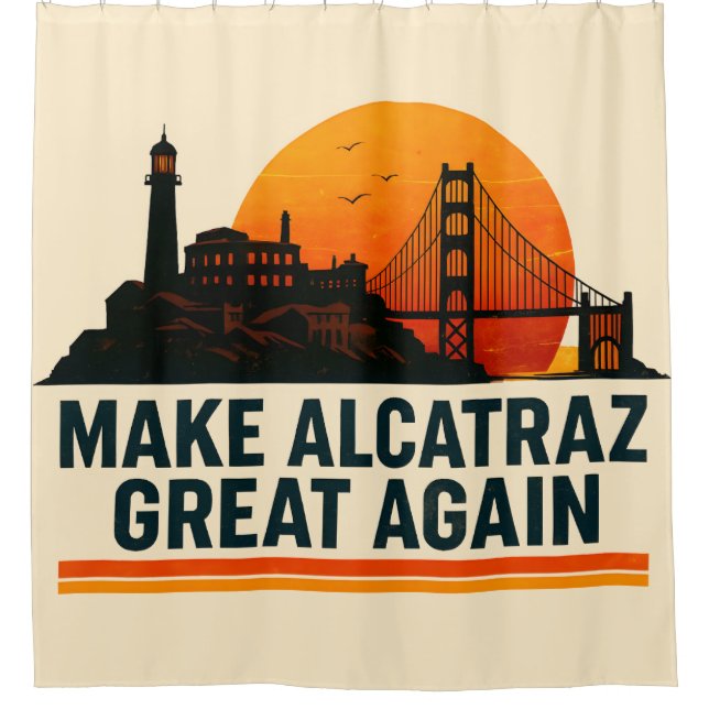 Make Alcatraz Great Again Funny (Front)