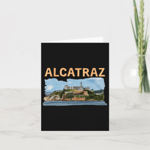 Make Alcatraz Great Again Funny Trump Alcatraz Ret Card