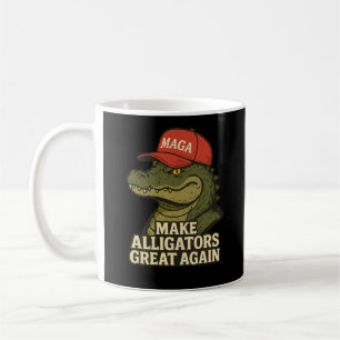 Make Alligators Great Again – Classic MAGA Gator Coffee Mug