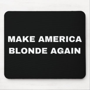 Make America Blonde Again Karoline Leavitt 2025 Te Mouse Pad