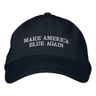 MAKE AMERICA BLUE AGAIN EMBROIDERED HAT