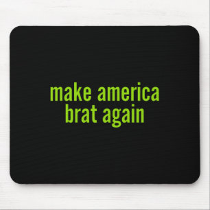 Make America Brat Again Kamala Trump Parody Men Wo Mouse Pad