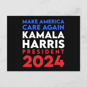 Make America Care Again Harris President 2024 Postcard