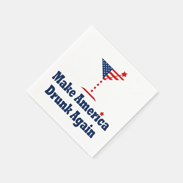 MAKE AMERICA DRUNK AGAIN NAPKIN (Corner)