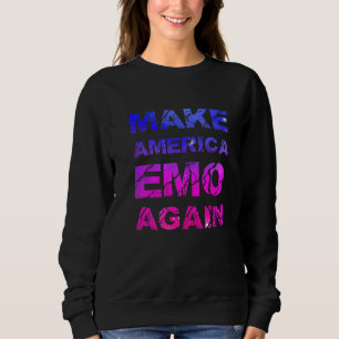 Make America Emo Again Pastel Goth Sweatshirt