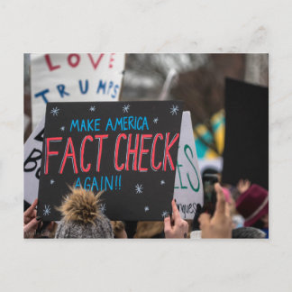Make America Fact Check Again Postcard