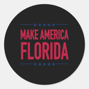 Make America Florida Classic Round Sticker