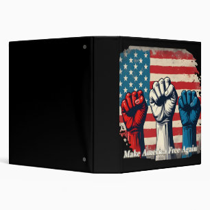Make America Free Again Artwork Binder