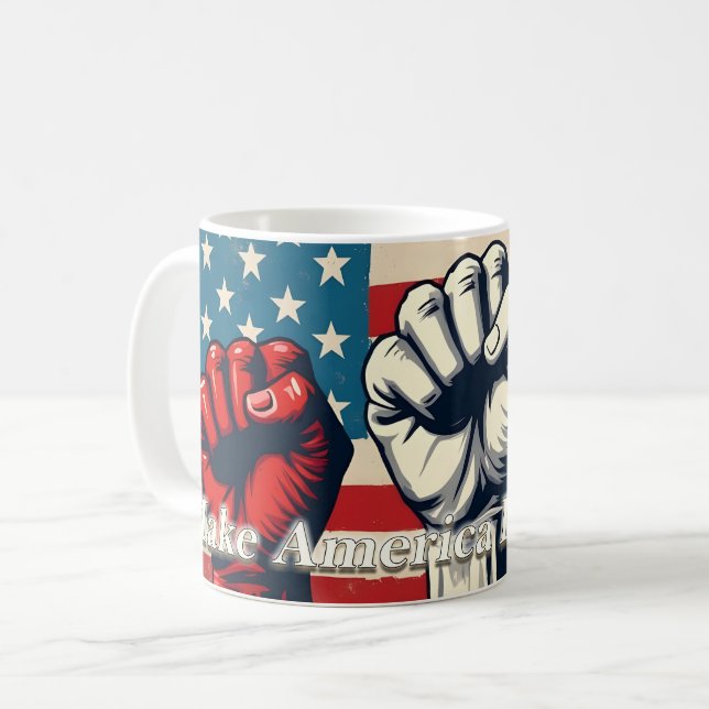 Make America Free Again Artwork Coffee Mug (Front Left)
